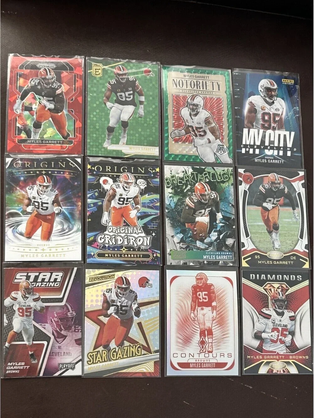 Myles Garrett Inserts & Special Panini Collection 12 NFL NM Browns Lot